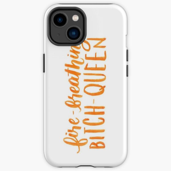 Fire-Breathing Bitch-Queen iPhone Tough Case