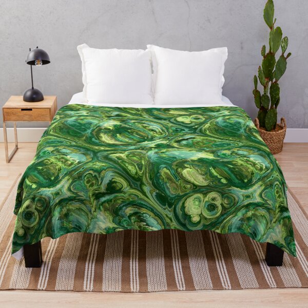 Item preview, Green Trippy Swirls Abstract Pattern designed and sold by everything4eva.