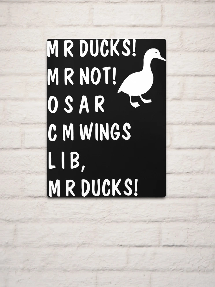 MR DUCKS Funny Not OSAR CMWINGS LIB Duggy Aggressive Duck Jigsaw Puzzle  for Sale by beatbook