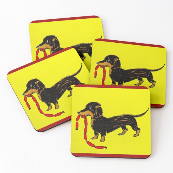 Item preview, Sausage dog in colour designed and sold by Pommepai.