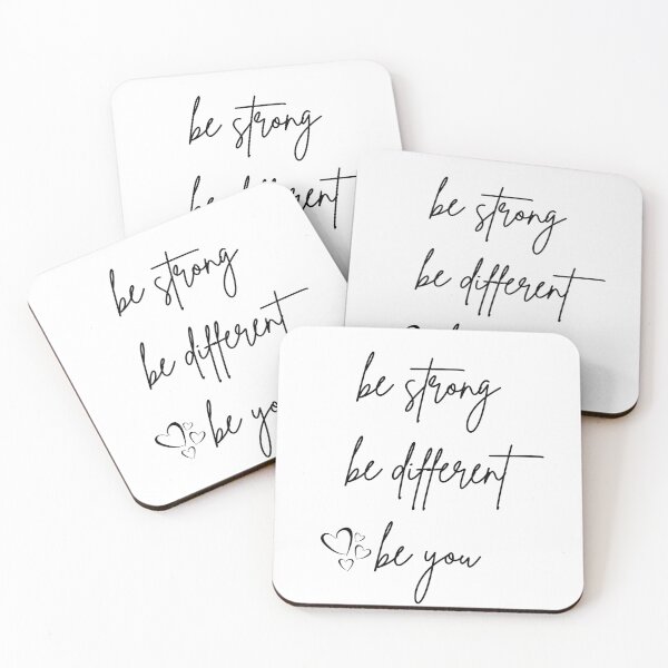 Item preview, be strong be different be you handwritten Black designed and sold by Beyond Words.