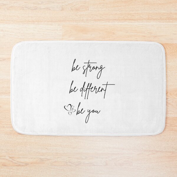 Item preview, be strong be different be you handwritten Black designed and sold by Beyond Words.