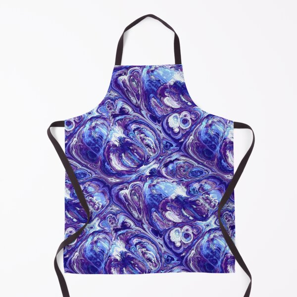 Item preview, Blue Trippy Swirls Abstract Pattern designed and sold by everything4eva.