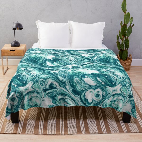 Item preview, Turquoise Trippy Swirls Abstract Pattern designed and sold by everything4eva.