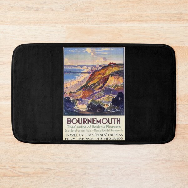 Item preview, Bournemouth retro poster designed and sold by CorasPosters.