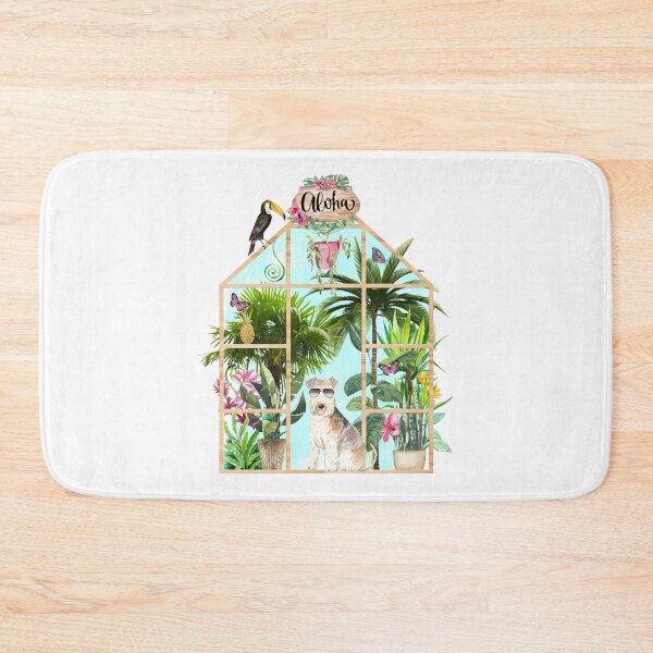 Item preview, Tropical Summerhouse - Lakeland Terrier designed and sold by Amanda-Lakey.