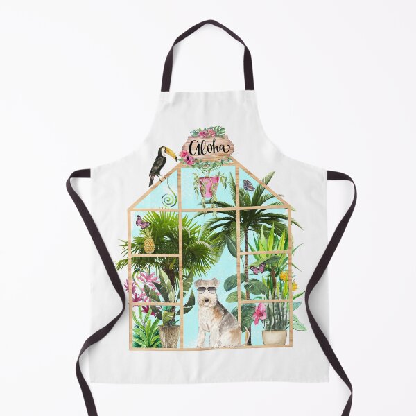 Item preview, Tropical Summerhouse - Lakeland Terrier designed and sold by Amanda-Lakey.
