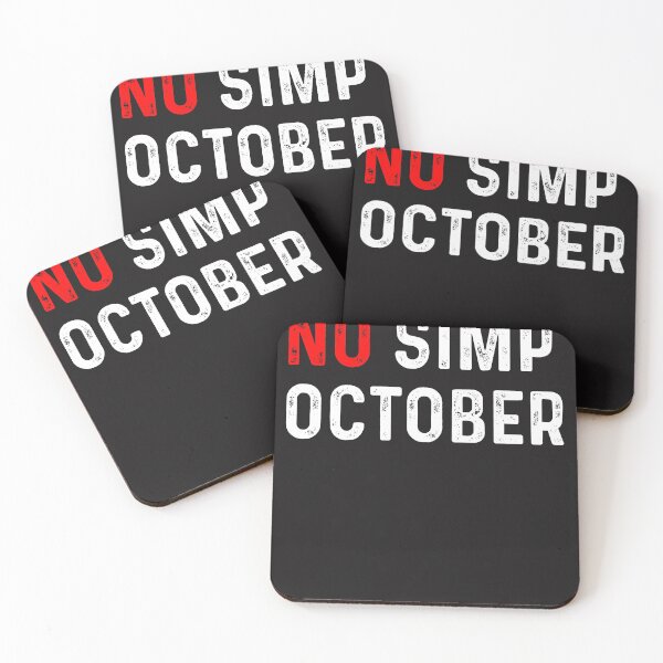 Item preview,  No Simp October Funny Challenge Gift  designed and sold by Sarah38.