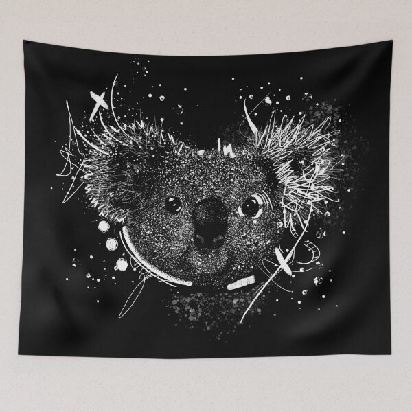 Item preview, Abstract Koala - White Transparent designed and sold by Chausters.