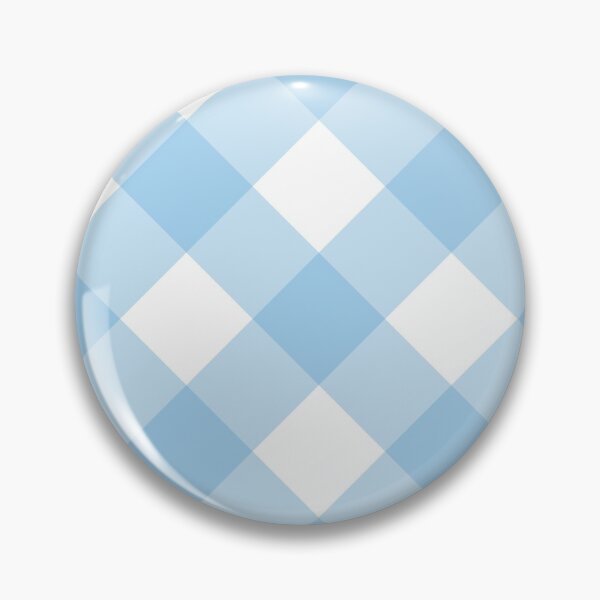 Item preview, Modern Blue  Gingham Pattern designed and sold by QuirkyClock.