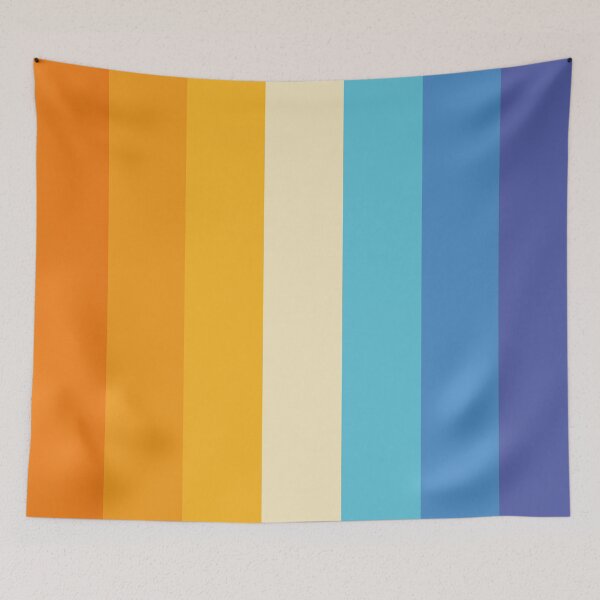 Item preview, spectrum orange blue designed and sold by artistgaf.
