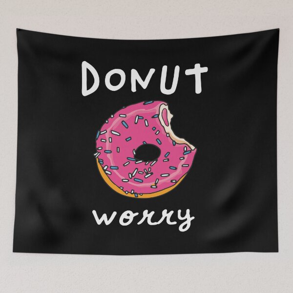 Item preview, Donut Worry designed and sold by okpinsArtDesign.
