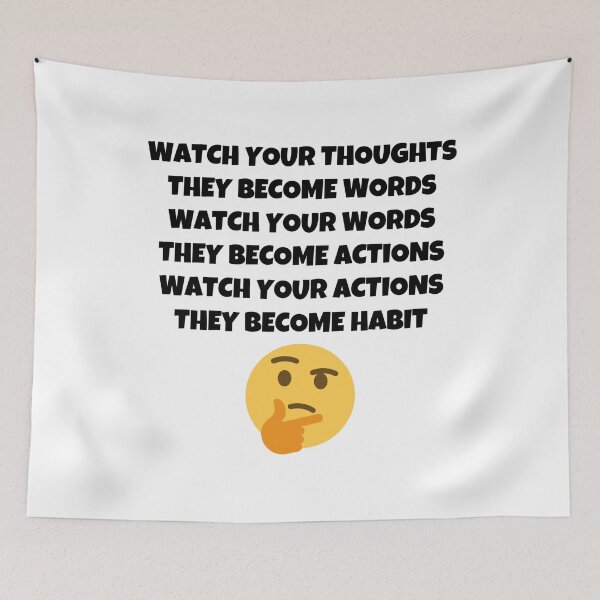 Item preview, Wisdom quote - Watch Your Words designed and sold by greenchimp.