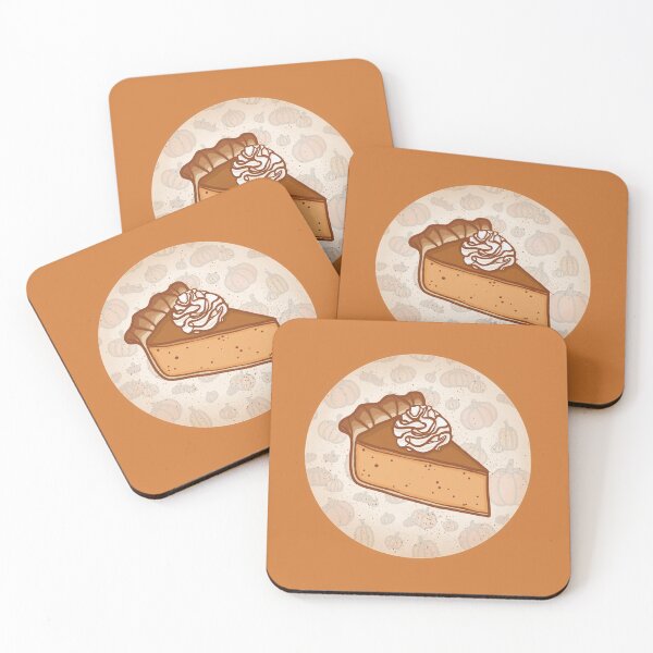 Item preview, Pumpkin Pie With Pumpkin Pattern Circle Background designed and sold by AlmightyClaire.