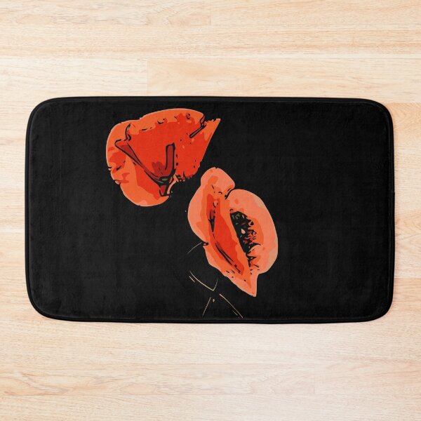 Item preview, Minimalist Remembrance Day red poppy duo couple designed and sold by Deegital18.