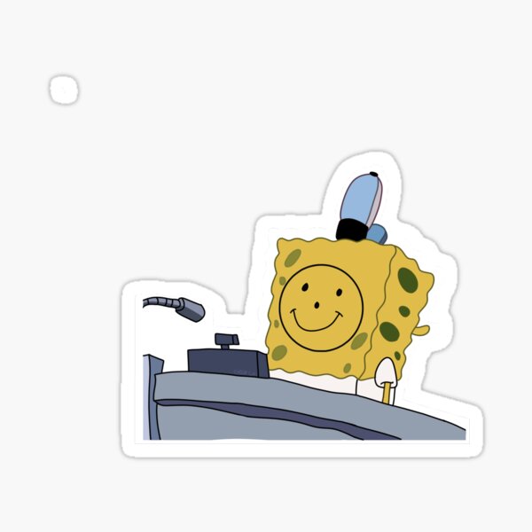 Spongebob Smiley Face Sticker