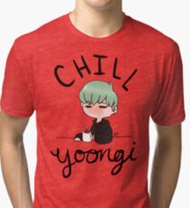 Chill Min Yoongi Tri-blend T-Shirt