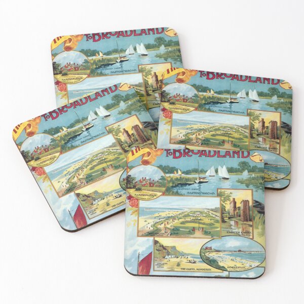 Item preview, Broadland retro poster designed and sold by CorasPosters.