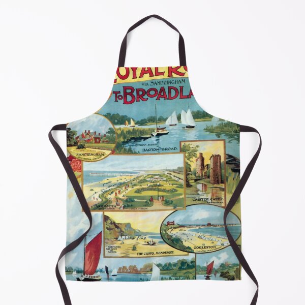 Item preview, Broadland retro poster designed and sold by CorasPosters.
