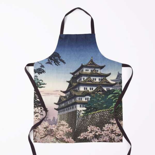Item preview, Sakura at Nagoya Castle, Japanese Art - Tsuchiya Koitsu designed and sold by RawrsomeDesigns.