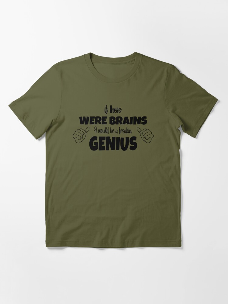 If These Were Brains Id Be Genius WOMENS T-SHIRT Boobs Breasts Gift birthday