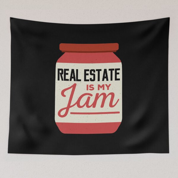 Item preview, Funny Real Estate real estate is my jam designed and sold by artworkbyrihen.