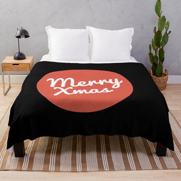 Item preview, Merry xmas circle red designed and sold by Beyond Words.