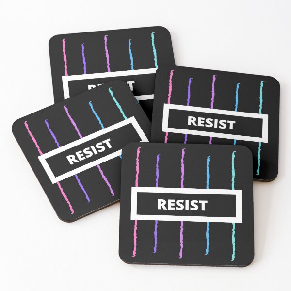 Artikelvorschau, RESIST - Omnisexual Pride Flag - Schwarz entworfen und verkauft von thesassypanda.