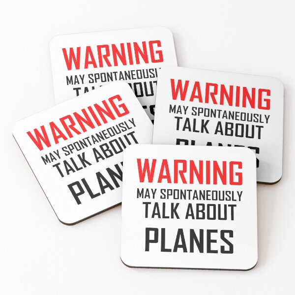 Item preview, Warning May Spontaneously Talk About Planes designed and sold by the-elements.
