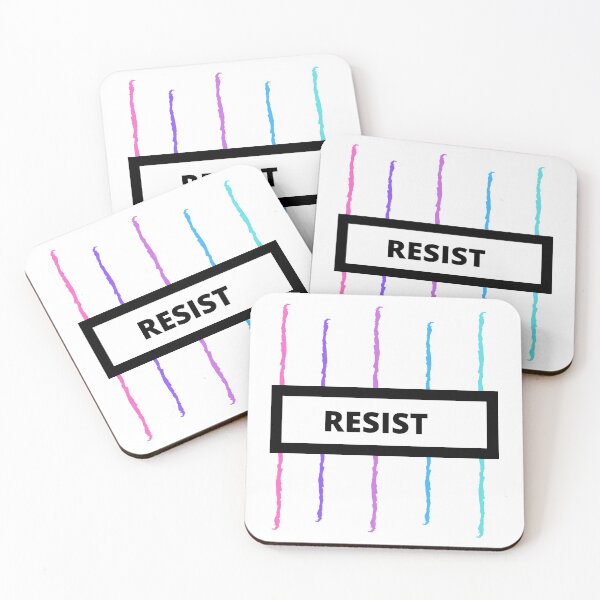 Artikelvorschau, RESIST - Omnisexual Pride Flag - Weiß entworfen und verkauft von thesassypanda.