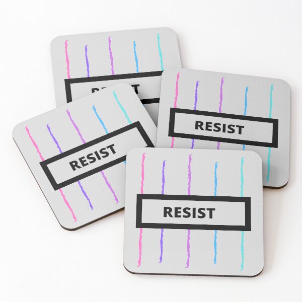 Artikelvorschau, RESIST - Omnisexual Pride Flag - Grau entworfen und verkauft von thesassypanda.