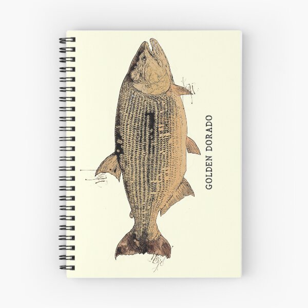 Item preview, GOLDEN DORADO Vintage Art Sketch for the Fishing Lovers and Anglers  designed and sold by Naumovski.