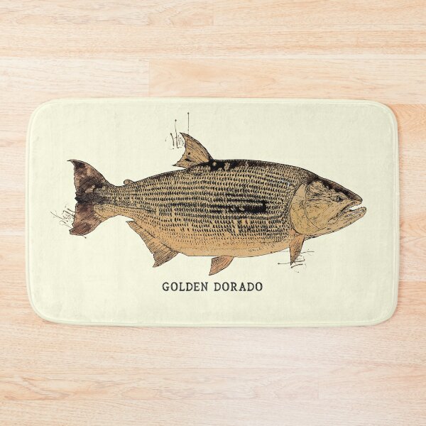 Item preview, GOLDEN DORADO Vintage Art Sketch for the Fishing Lovers and Anglers  designed and sold by Naumovski.