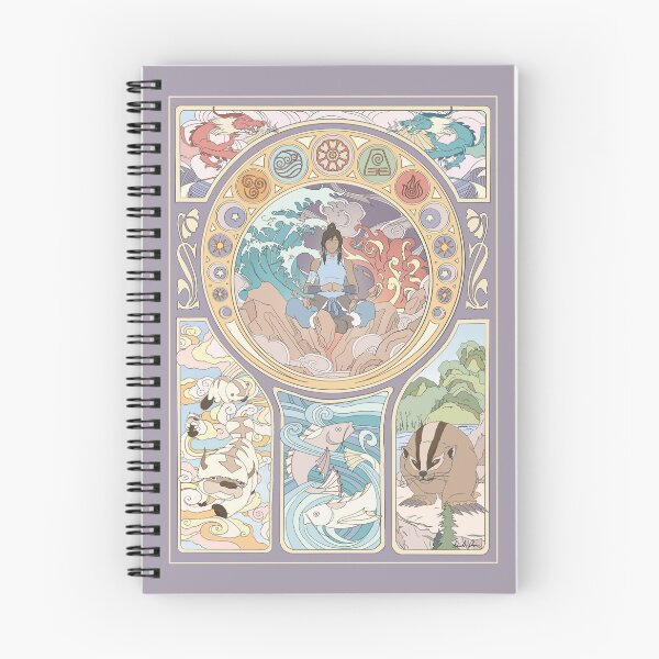 Item preview, Avatar Korra and Original Benders, Art Nouveau designed and sold by Art By Billee.