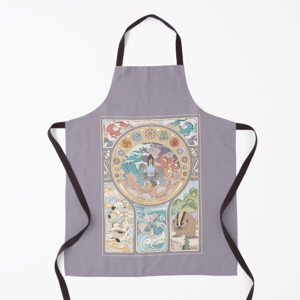Item preview, Avatar Korra and Original Benders, Art Nouveau designed and sold by Art By Billee.
