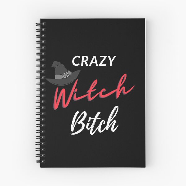 Item preview, Halloween Crazy witch bitch with witch hat designed and sold by MeliCollective.