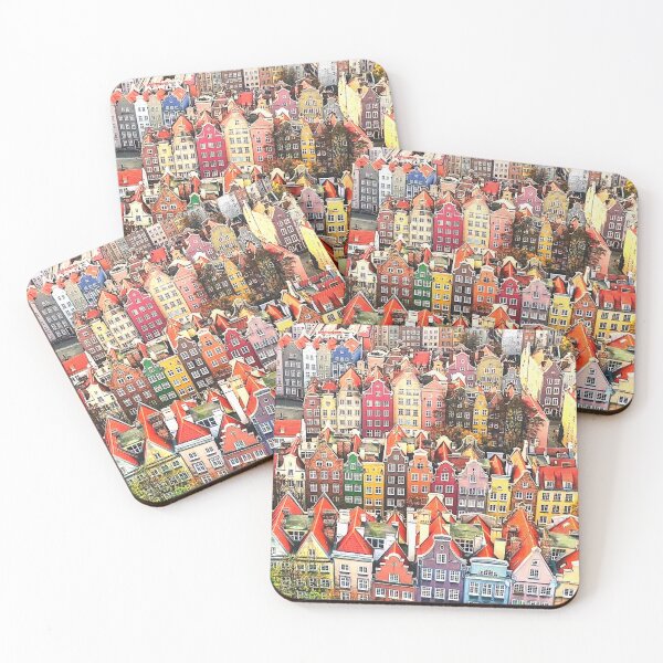 Item preview, Colourful Architectural Buildings  designed and sold by So Witcasm ?.