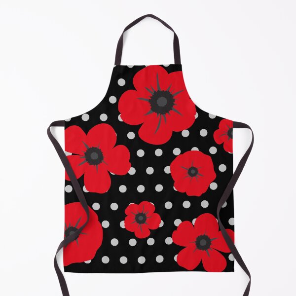 Item preview, Red Poppy and Polka Dot Pattern designed and sold by CreativeBridge.