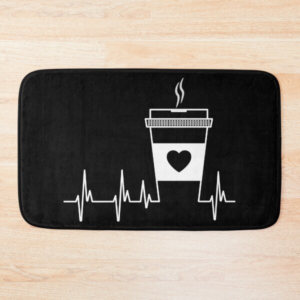 Item preview, Heartbeats for Coffee Design designed and sold by InkItStudio.