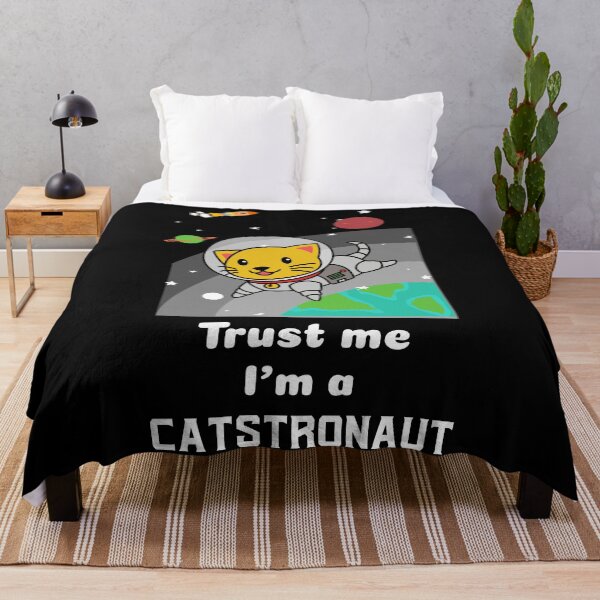 Item preview, TRUST ME I'M A CATSTRONAUT - FUNNY CAT PUN designed and sold by gaCh438.