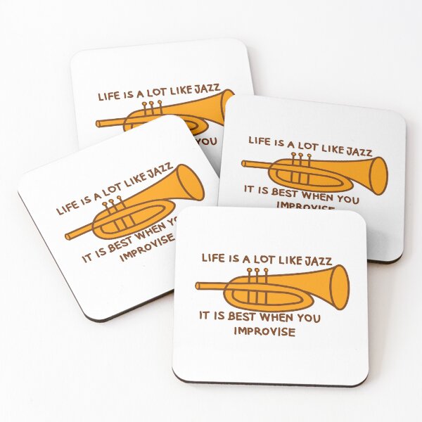 Item preview, Life is a lot like jazz it is best when you improvise - trumpet designed and sold by JellaDelta.