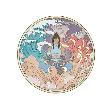 Artwork thumbnail, Avatar Korra and Elements Design by Art By Billee