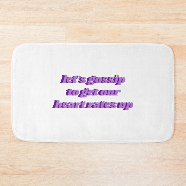 Item preview, Let's gossip to get our heart rates up- SATC quote designed and sold by isobelcough.
