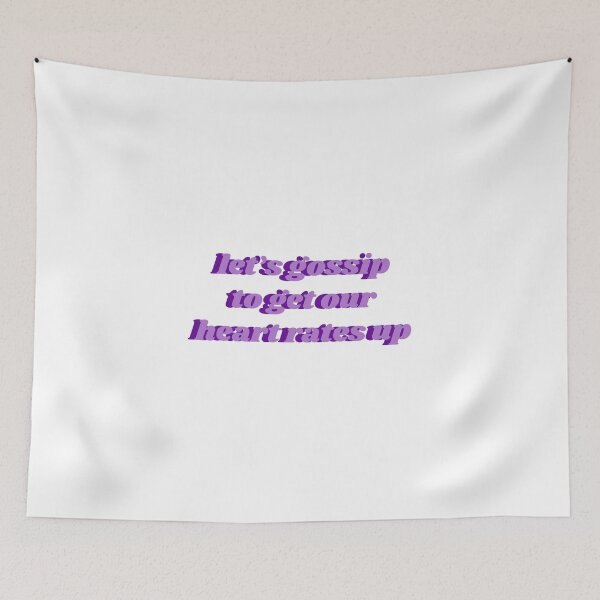Item preview, Let's gossip to get our heart rates up- SATC quote designed and sold by isobelcough.
