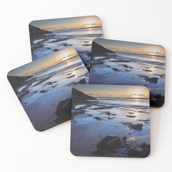 Item preview, Sunset on Manorbier beach designed and sold by Leighton Collins.