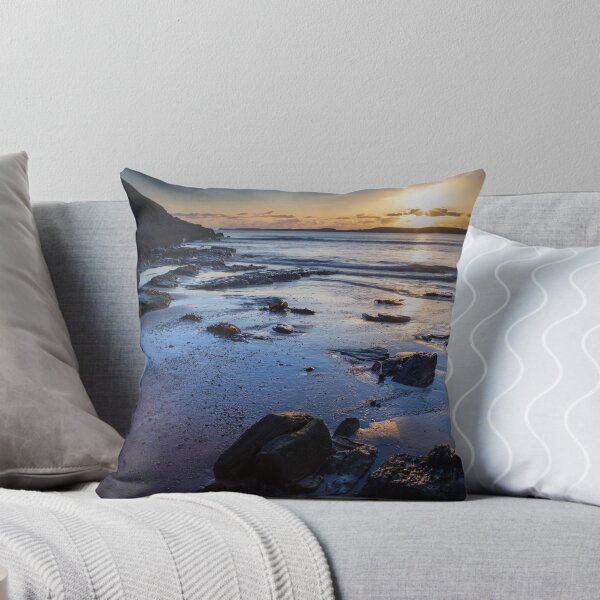 Item preview, Sunset on Manorbier beach designed and sold by Leighton Collins.