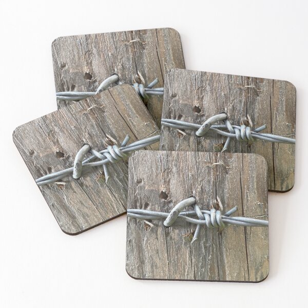 Item preview, Old Wood Bark Barbed Wire Nature designed and sold by BigLoro.