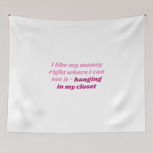 Item preview, I like my money where I can see it - SATC quote designed and sold by isobelcough.