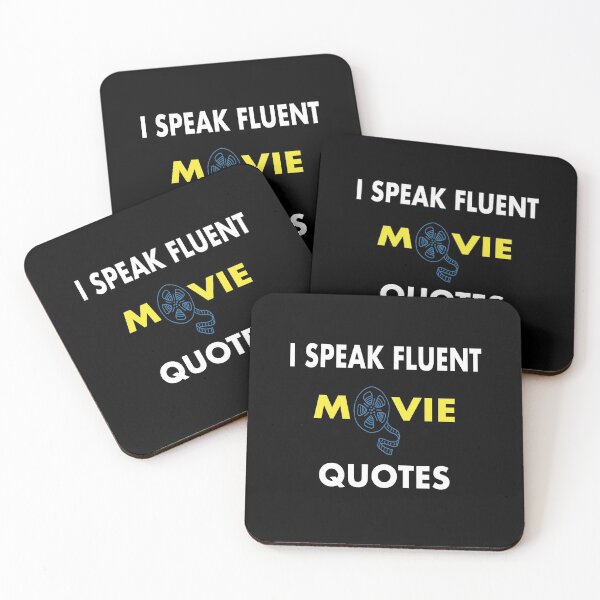 Item preview, I Speak Fluent Movie Quotes designed and sold by yass101.