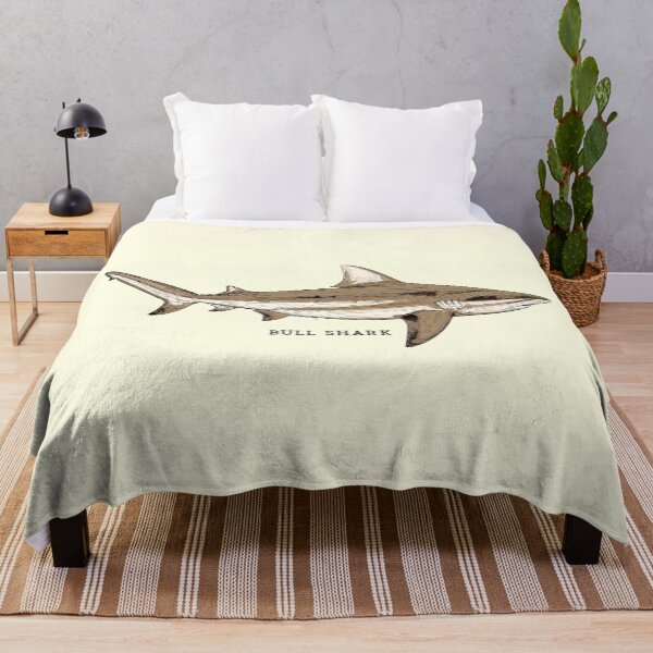 Item preview, BULL SHARK Vintage Art Sketch for the Ocean Lovers Anglers and Fisherman designed and sold by Naumovski.